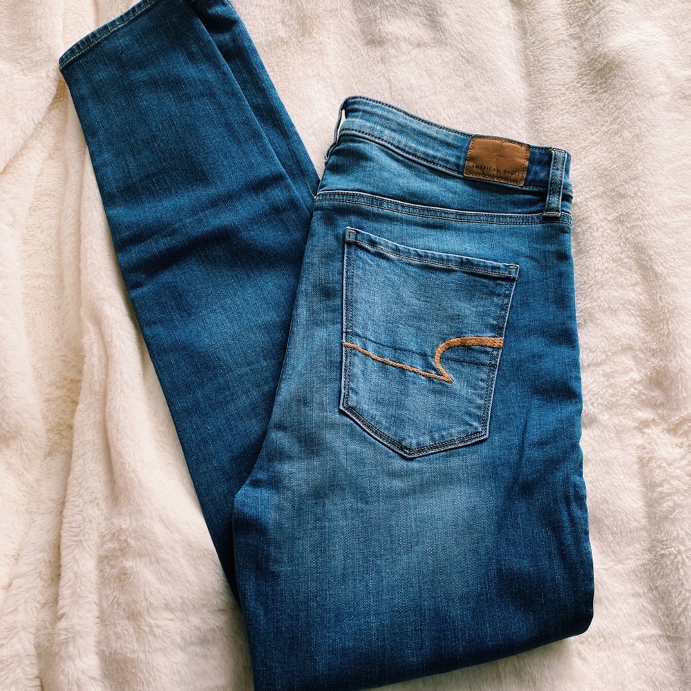 american eagle super high rise jegging!!